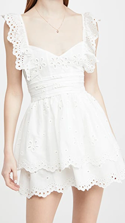 Shop For Love & Lemons Serena Sleeveless Dress White