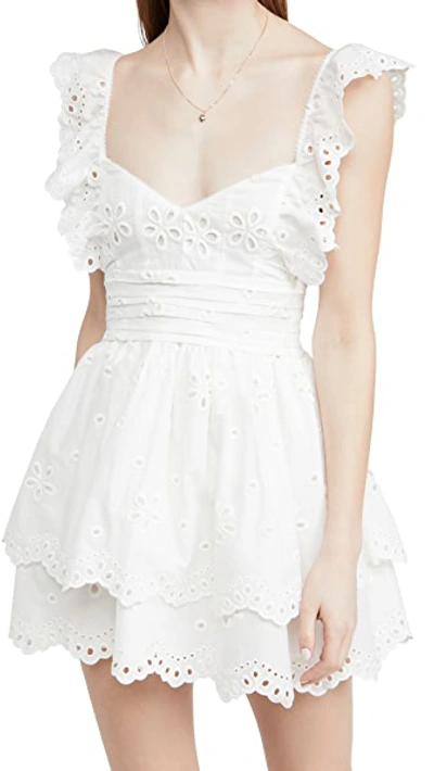 Shop For Love & Lemons Serena Sleeveless Dress White