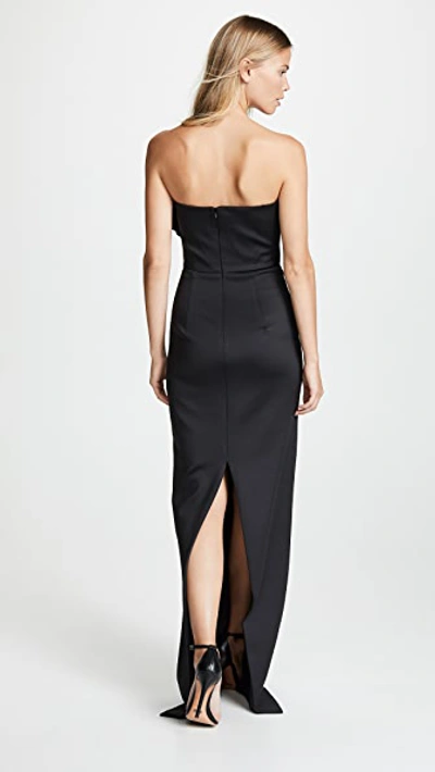 Black Halo Divina Gown In Black