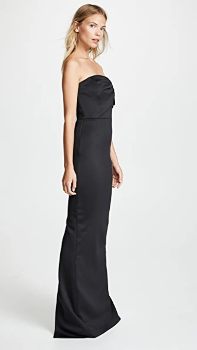 Black Halo Divina Gown In Black