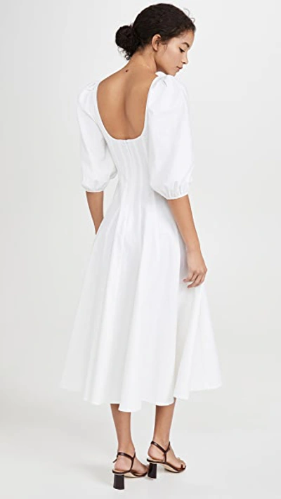 Shop Staud Swells Dress White