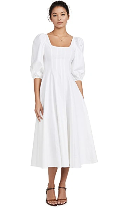 Shop Staud Swells Dress White