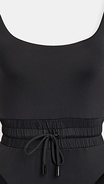 Good American Waist Framer One-piece Swimsuit In Black001