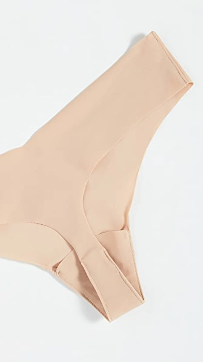 Commando Classic Thong 3-pack Beige In Beige
