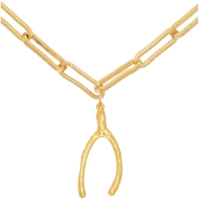 Shop Alighieri Gold 'past Follies' Necklace