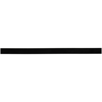 Shop Saint Laurent Black Suede Square Monogram Belt In 1000 Black