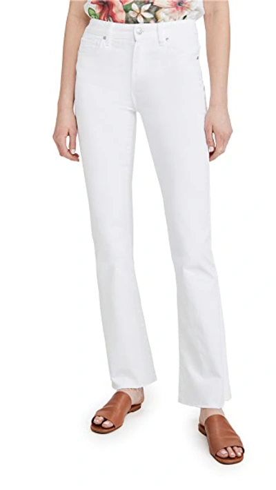 Shop Paige High Rise Laurel Canyon Jeans Crisp White