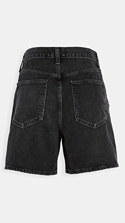 Shop Agolde Crisscross Upsized Shorts Photogram 29