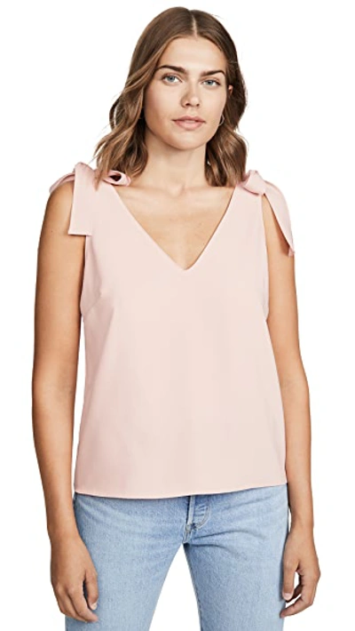 Shop Amanda Uprichard Josephina Top In Dusty Rose