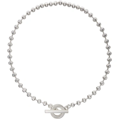 Shop Gucci Silver Ball Chain Choker