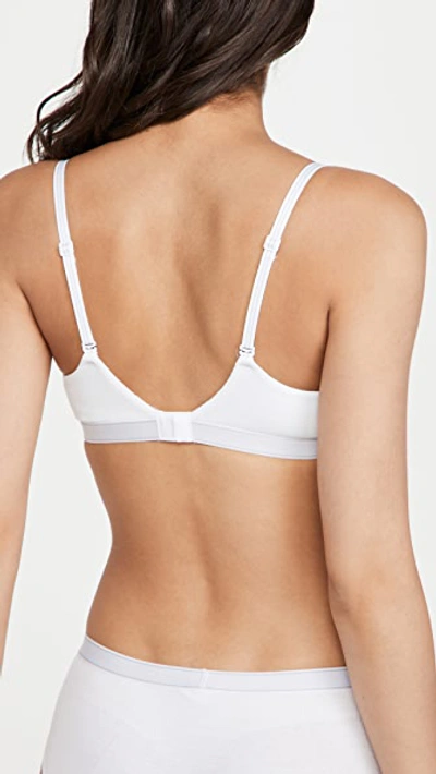 Shop Calvin Klein Underwear Pure Lightly Lined Bralette In White 110
