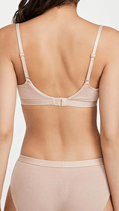 Shop Calvin Klein Underwear Pure Lightly Lined Bralette In Cedar