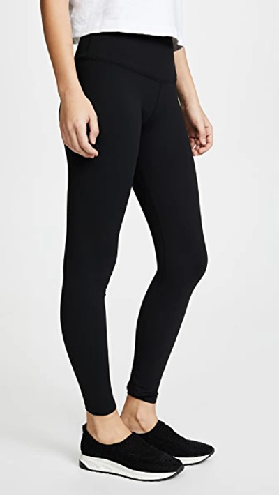 Shop Beyond Yoga High Waisted Leggings In Jet Black