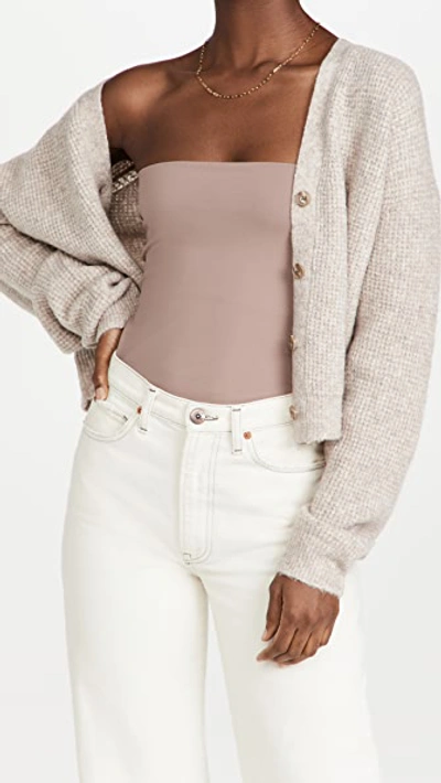Susana Monaco Strapless Tube Top In Coco