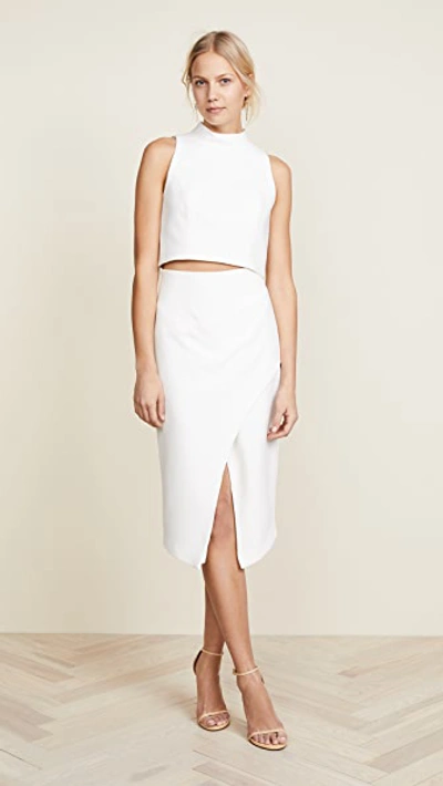 Black Halo Juma Two Piece Dress In Porcelain