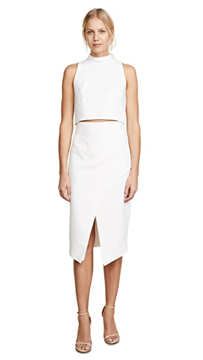 Black Halo Juma Two Piece Dress In Porcelain