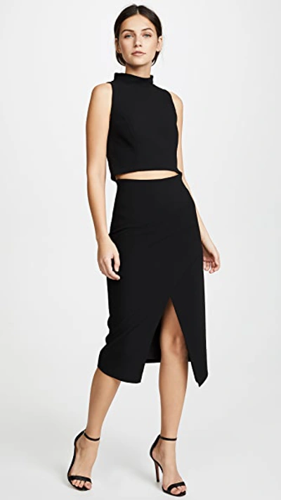 Shop Black Halo Juma Two Piece Dress Black