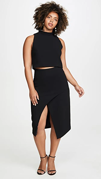 Shop Black Halo Juma Two Piece Dress Black