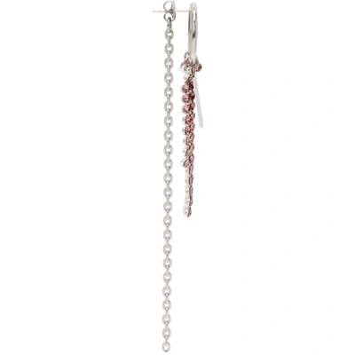 Shop Justine Clenquet Ssense Exclusive Pink Jess Earrings In Antique Pink