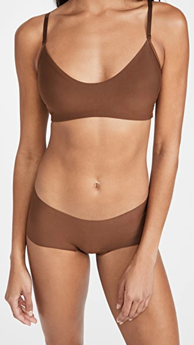 Commando Butter Stretch-micro Modal Briefs In Cinnamon