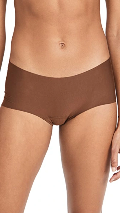 Commando Butter Stretch-micro Modal Briefs In Cinnamon
