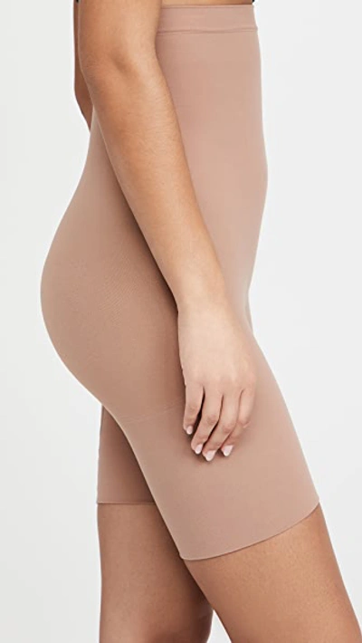 Shop Spanx Higher Power Shorts Cafe Au Lait