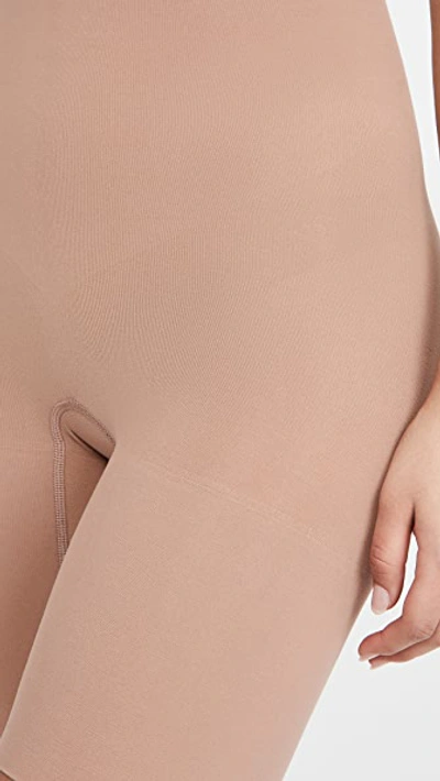 Shop Spanx Higher Power Shorts Cafe Au Lait