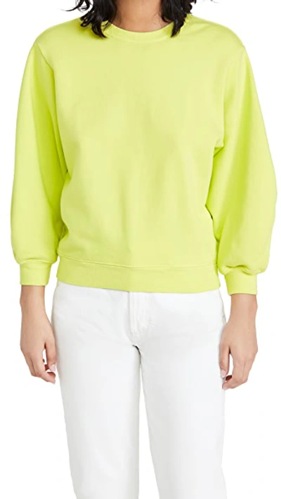 Shop Agolde Thora Sweatshirt In Tarte