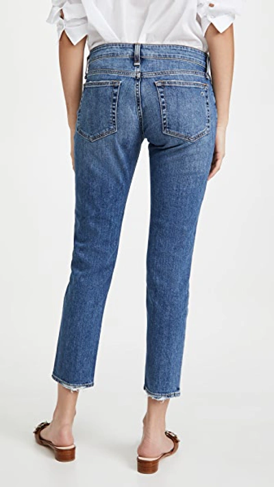 Rag & Bone Dre Low Rise Slim Boyfriend Jeans Julienne In Julienne