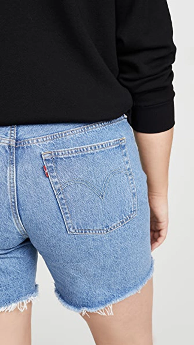 Shop Levi's 501 Mid Thigh Shorts In Luxor Street