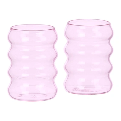 Shop Sophie Lou Jacobsen Pink Ripple Cup Set, 6 oz