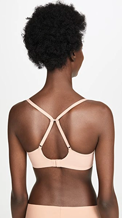 Shop Natori Minimal Demi Contour Bra In Cafe