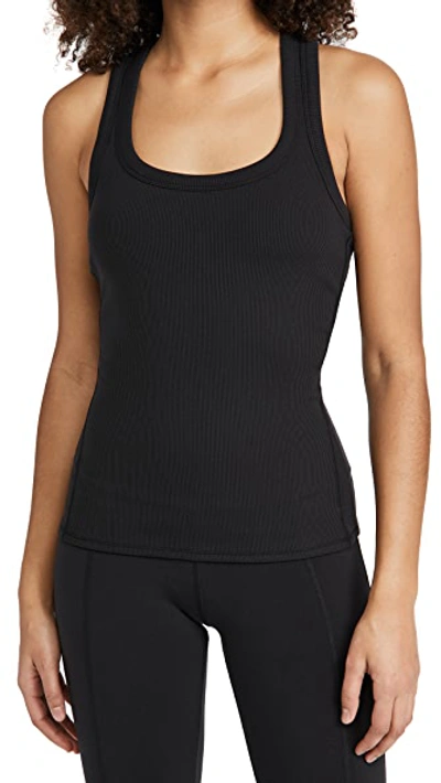 Shop Alo Yoga Rib Support Tank In Black