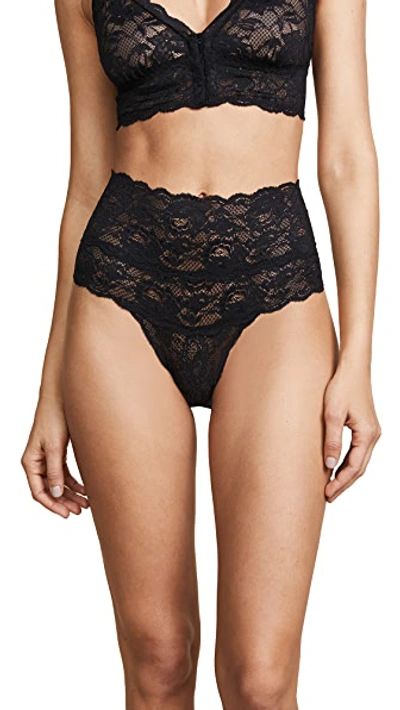 Shop Cosabella Never Say Never High Rise Thong Black