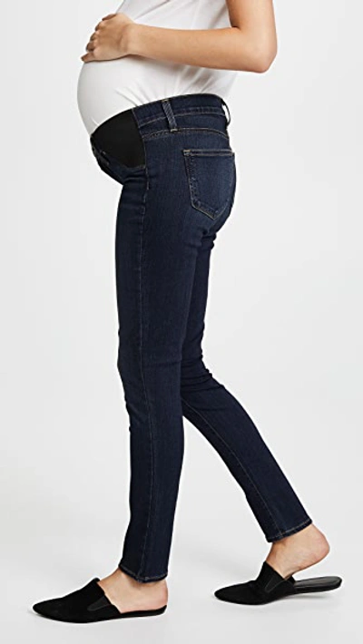 Paige Transcend Verdugo Ultra Skinny Maternity Jeans In Nottingham
