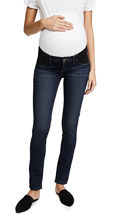 Paige Transcend Verdugo Ultra Skinny Maternity Jeans In Nottingham
