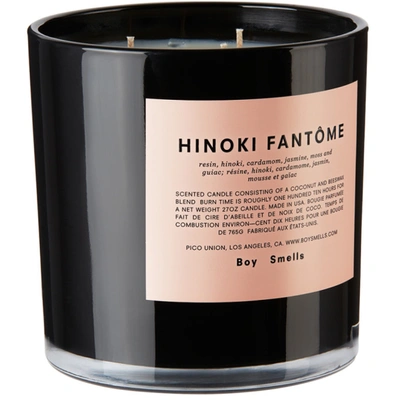 Shop Boy Smells Hinoki Fantôme Candle, 27 oz In Pink/black