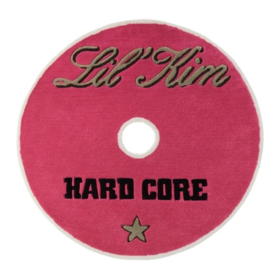 Curves By Sean Brown Ssense Exclusive Pink Handmade Cd Rug In Mutli