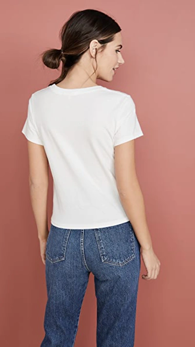 Shop Agolde Linda Boxy Tee In Tissue