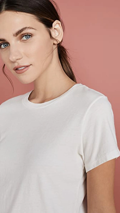 Shop Agolde Linda Boxy Tee In Tissue