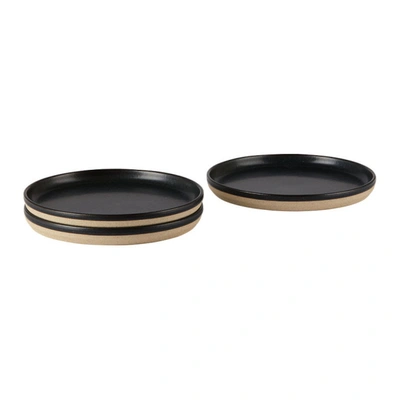 Shop Kinto Black Ceramic Lab Clk-151 Plate Set, 6 In