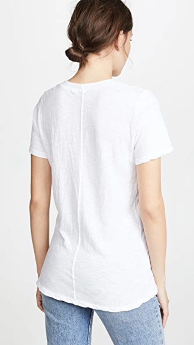 Shop Monrow Oversize Crew Neck Tee White