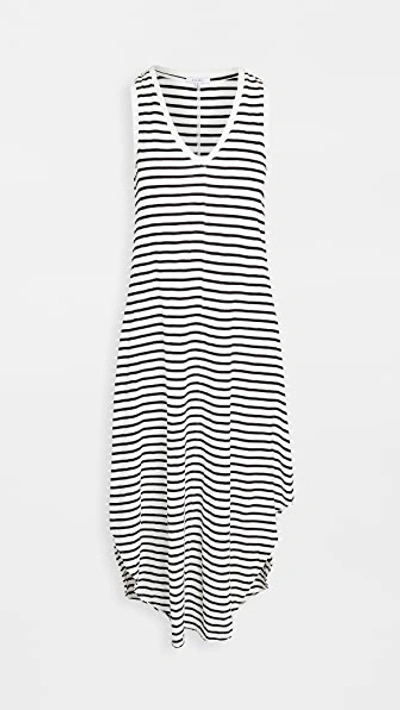 Shop Z Supply Reverie Stripe Dress Black/desert White