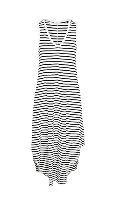 Shop Z Supply Reverie Stripe Dress Black/desert White