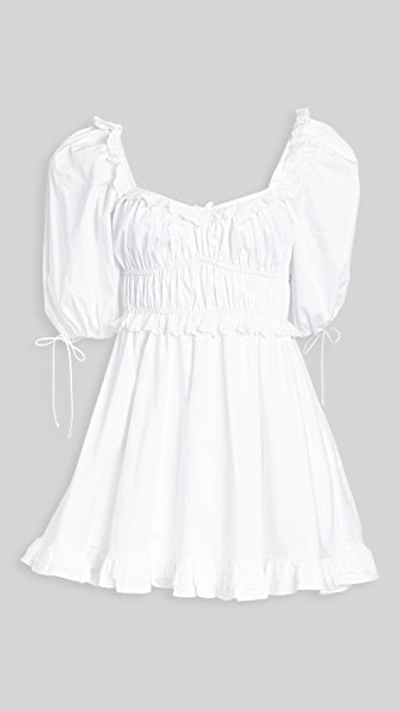 Shop For Love & Lemons Jackson Mini Dress Ivory