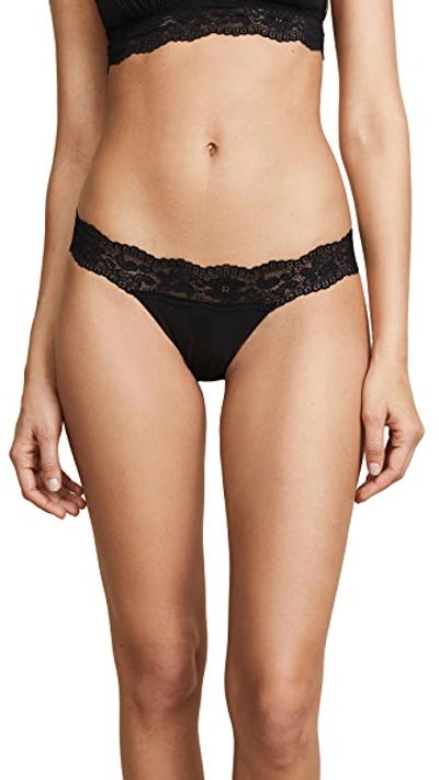 Shop Cosabella Ever Low Rise Thong In Black