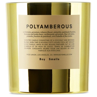 Shop Boy Smells Polyamberous Candle, 8.5 oz In Yellow