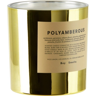 Shop Boy Smells Polyamberous Candle, 8.5 oz In Yellow