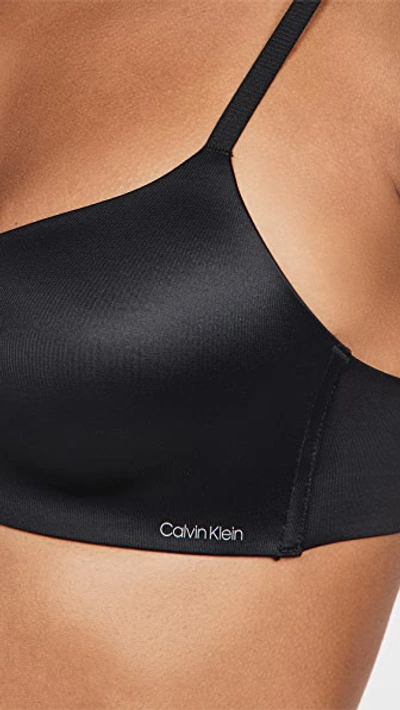 Shop Calvin Klein Underwear Calvin Klein Liquid Touch Lightly Lined Bralette Black001