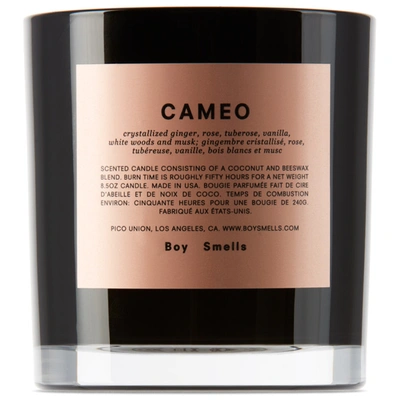 Shop Boy Smells Cameo Candle, 8.5 oz In Pink/black
